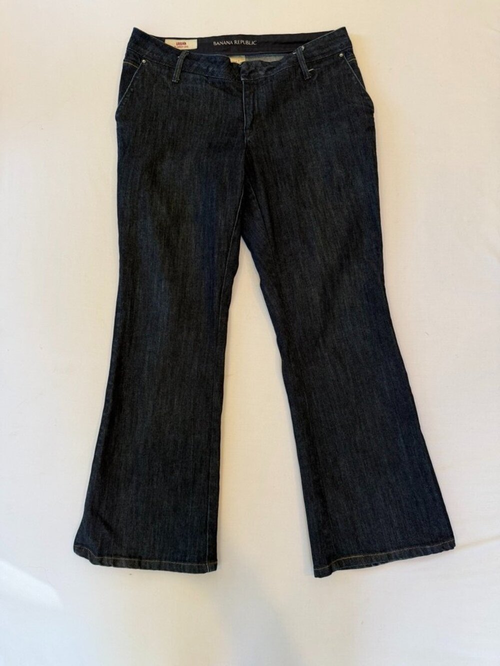Banana Republic Cropped Urban Flare Trouser Jeans Size 6